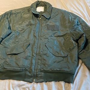 Men's Green Bomber Jacket